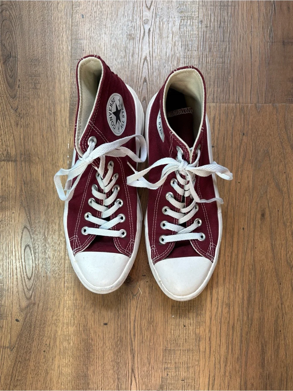 Converse Chuck Taylor Women’s All Star Move Platform High 'Dark Beetroot' - Picture 4 of 10